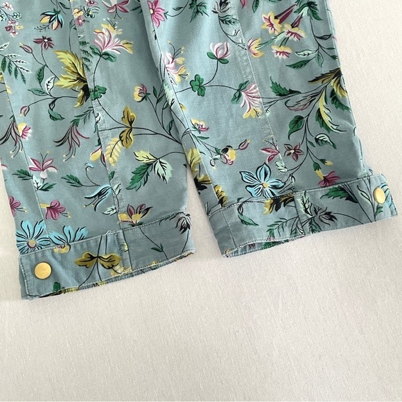 ANTHROPOLOGIE Victoria Floral Cargo Pants with Removable Belt - Picture 7 of 16